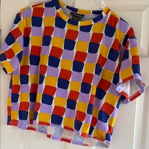 Nooworks Colorful Checkered Top